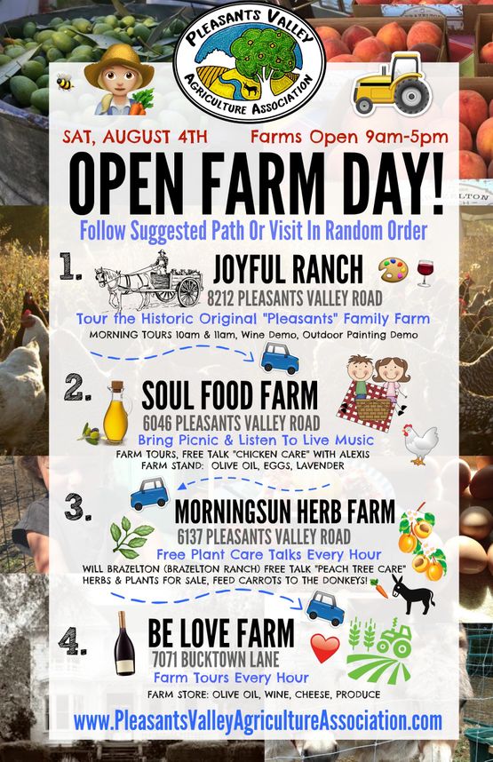 Open Farm Day in Vacaville! Sustainable Solano